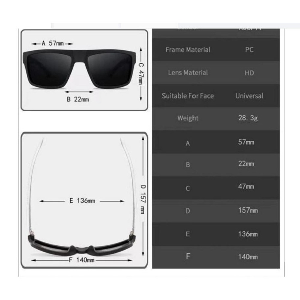 Sleek Polarized Female Sport SunglassesSquare Flat Top UV400 Ladys Vision Lens - Picture 8 of 9
